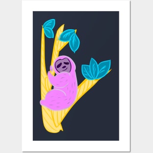 Sloth Posters and Art